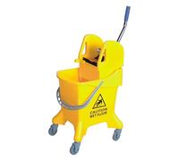 CVS2020.COM Kentucky - Cubo de fregona comercial con escurridor de 31 litros, cubo para fregona con diseño ergonómico, sistema de limpieza eficiente, fácil de llenar y vaciar, carrito de limpieza con