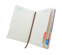 CVUTOVO Planificador Diario 2027 con Tapa Blanda de Papel y Material Sintético Rosa, Diseño Bicolor para Uso Profesional y Académico en Agenda Semanal Horizontal