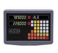 CWCQGH Kit de Lectura Digital DRO de 2/3 Ejes, Regla de Rejilla de 5 μm, Escala Lineal de 0,005 mm, codificador Lineal de 120~1020 mm para Herramientas de fresado de precisión y,Grey-Only DRO SDS2MS