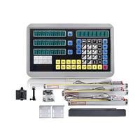 CWCQGH Sensor de Regla de Rejilla, Kit de Lectura Digital de 3 Ejes para Torno con 3 Escalas lineales, codificador Lineal 5U TTL, Longitud de Trabajo de 100 a 1000 mm.