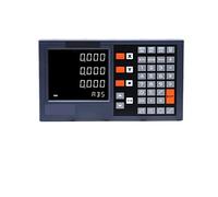 CWCQGH Sensor de Regla de Rejilla, Kit de Lectura Digital DRO de 2 Ejes 3 2023 YH200-2 YH200-3, Conjunto de Escala de codificador Lineal 5U 5V TTL para máquinas WM180V,3 Axis DRO-1