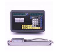 CWCQGH Sensor de Regla de Rejilla, Kit DRO de 1 Eje con Lectura Digital y codificador de Escala Lineal TTL de 0-1000 mm, 0,001 mm, 0,005 mm, 5 V CC.,0.005mm Complete Kit-1