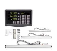 CWCQGH Sensor de Regla de Rejilla, Kit DRO de 3 Ejes para Metal, Pantalla Digital con Sensor codificador de Escala Lineal de 70-1020 mm para Torno, fresadora y taladradora.,KA3 KA3 KA3 SDS6-3V-1
