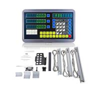 CWCQGH Sensor de Regla de Rejilla, Sistema de codificador de Escala Lineal con Pantalla Digital de Lectura (DRO) de 3 Ejes GCS900-3D para Herramientas de medición de tornos y fresadoras.