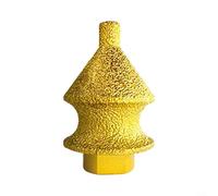 CWOQOCW Brocas biseladas de cono para amoladora angular de rosca M10, muela abrasiva de carburo de silicio para azulejos de vidrio, porcelana, piedra, acabado de borde de 38 mm/50 mm (38 mm)
