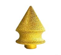 CWOQOCW Brocas de chaflán cónico, broca biselada para amoladora angular de rosca M10, muela abrasiva de carburo de silicio para azulejos, vidrio, piedra, borde, pulido, 38 mm, 50 mm
