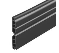 CWOQOCW Burlete de sellado de puerta para protección contra el viento, flexible TPE burlete para puertas correderas de madera de vidrio, blanco, gris, marrón, negro (negro)