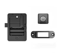 CWOQOCW Cerradura de cajón de huellas dactilares con teclado de contraseña para gabinete de oficina, mesita de noche, zapatero, entrada sin llave, tipo C, recargable (Plus)
