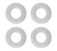 CWOQOCW Paquete de cuatro juntas de sellado de silicona para válvula de drenaje Geberit de 2 pulgadas compatible con 816418001 arandela base a prueba de fugas de repuesto