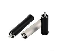 CWOQOCW Patas de sofá resistentes de 25 cm, rosca M8 para soporte de | Para ajuste de rosca M6, 20 cm de longitud, cuerpo de aleación de aluminio, 3 varillas interiores, acabado negro para