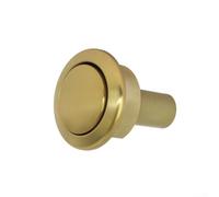 CWOQOCW Pulsador de inodoro cromado dorado para Siamp para Storm 33A, 48 mm de diámetro, se adapta a agujeros de cisterna de 38 a 44 mm, decoración moderna de baño (A)