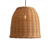 CWVYKNP Lámparas Colgantes De Estilo Japonés De 13,7" Para Bar, Cafetería, Bar, Cafetería, Etc. Lámparas Colgantes De Mimbre Y Ratán Para Isla De Cocina, Comedor, Sala De Estar, Dormitorio Y Mesita