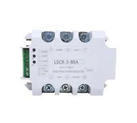 CXDFRSER Regulador de Voltaje de Estado sólido de CA trifásico monofásico 10A-200A termostato de regulación de Potencia Control de potenciómetro de 4-20MA(LSCR-1 80A 220V)