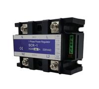 CXDFRSER Regulador de Voltaje monofásico, módulo Controlador de Potencia, 0-10 V, 4-20 mA, 1-5 V, Control por potenciómetro, 80 A, 220 V CA