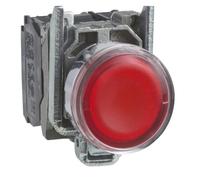 CXFCIHFT XB4BW34B5=ZB4BW0B15+ZB4BW343 Harmony XB4, Pulsador Luminoso metálico RAS Ø22 Retorno por Resorte 1 N 1 NC 24 VA