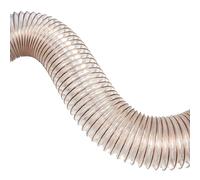 CXGBQSJ Manguera De Ventilación Flexible De Poliuretano PU con Alambre De Acero Cobreado para Succión De Aire Industrial Transferencia De Polvo Y Conducto De Máquinas,63 * 2.0mm