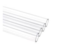 CXGBQSJ Tubo Rígido de PVC Transparente 1 m Tubo Plástico Duradero de Superficie Lisa para Sistemas de Agua Acuarios y Riego de Jardín,19x2mm