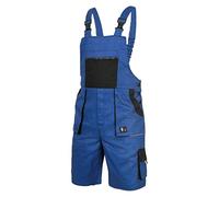 CXS Denis Pantalones Peto Corto, de Trabajo, Sólido, para Hombres, Pantalones de Trabajo, Profesional, Resistente, Profesionales para Jardinería (48)