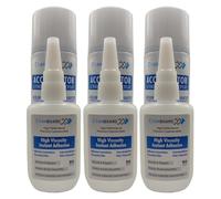 Cyanboard, Kit 3 X Adhesivo de Cianoacrilato de Alta Viscosidad (3 X 50grs) + 3 X Activador Acelerador Tapa Poros (3 X 200ml), Adhesivo Instantáneo para Materiales Porosos: Madera, Goma, Cuero