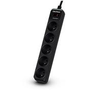 Cyberpower tracer iii b0520sc0-fr limitador de tensión negro 5 salida
