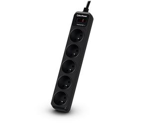 Cyberpower tracer iii b0520sc0-fr limitador de tensión negro 5 salida