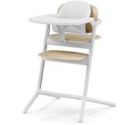 Cybex Gold Pack 3 en 1 Lemo 2 con trona ajustable, set para bebé y bandeja - Blanco arena