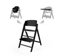 CYBEX Silla Alta CLICK & FOLD Dorada 3 en 1 Set, Incl. juego y bandeja para bebés, madera de haya/plástico, Impresionante Negro