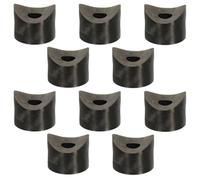 cyclingcolors 10x Espaciadores espaciador plastico tornillo M8 arandela espaciadora negro tubo redondo, 4mm