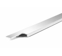 cyclingcolors 1x Tirador mueble perfil Ramara aluminio 146 mm estilo moderno acabado aluminio para cajón armario puerta cocina dormitorio herrajes
