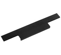 cyclingcolors 1x Tirador mueble perfil Ramara aluminio 446 mm estilo moderno acabado negro cepillado para cajón armario puerta cocina dormitorio herrajes