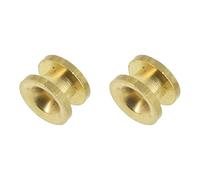 cyclingcolors 2 pasadores de hilo para cabezal desbrozadora, diámetro 4 mm, 11 mm, altura 9 mm, jardín, parque, mantenimiento, ojal latón, cabeza de 2 hilos