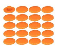 cyclingcolors 20x Capuchón cubierta confirmat tornillo 4 x 2,7 x 11,8 mm embellecedores tapones tapón tapas plastico, naranja