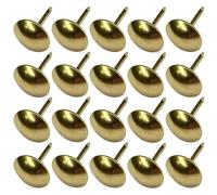 cyclingcolors 20x clavos tachuelas para tapicería 11mm dorado dorado decoración sofá sillón cama silla renovación, acabado latón