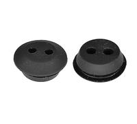 cyclingcolors 2x Arandelas Ojales Tapónde Goma Manguera Tubo Gasolina Tanque Universal Cortacéspedes Cortador, Ø20mm 2 orificio