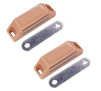 cyclingcolors 2x Cierres Magnéticos Beige para Muebles, Puertas, Armarios, Cajones Pestillos Bisagra Magnética Cocina y Hogar