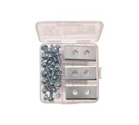 cyclingcolors 30x Tornillo + cuchilla Robots cortacéspedes compatible con Worx Landroid Kress Mission 3543-01, WA0176, WA0789, KA0001, KA0002 (36mm x 18mm x 1,0mm)
