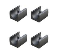 cyclingcolors 4X Patines Sillas Muebles pies Tope Tapas con Teton Tubos Redondos Tapones Plástico pies (D1 (mm) : 23-25)