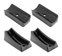 cyclingcolors 4X Patines Sillas Muebles Pies Tope Tapas Tubos Redondos Tapones Plástico capuchón, 22mm