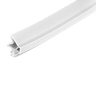 cyclingcolors Junta de Goma para puertas e ventanas blanco 12mm Perfil de estanqueidad tira de Sellado Burletes Aislante Acústico, 1 metro