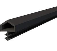 cyclingcolors Junta de Goma para puertas e ventanas Negro 5mm x 10mm Perfil de estanqueidad tira de Sellado Burletes Aislante Acústico (longitud 2m)