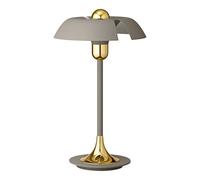 CYCNUS Lámpara de Mesa Taupe/Oro