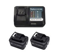 CYDZ® 2PCS 12V 4000mAh BL1041B 632F63-0 BL1021B BL1020B BL1015 197402-0 batería con Makita Cargador DC10WA DC10WD DC10SB DC10WC para Makita Light Hammers HR140D HR140DZ HR140DSMJ HR166D HR166DZ
