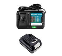 CYDZ® BL1021B BL1020B batería con Cargador DC10WD compatible con Makita Light Hammers HR140D HR140DZ HR140DSMJ HR166D HR166DZ BL1015 BL1016 2000mah 10,8 V y 12 V son compatibles
