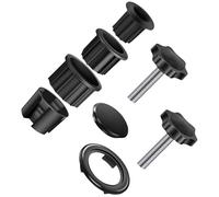 CYDZSRA Cubierta de Anillo para Orificio de sombrilla, Adaptador de Base de | sombrilla, accesorios, kit de repuesto de 8 piezas para soporte de , de plástico