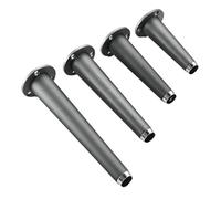 CYJAZNHH Juego De 4 Patas De Muebles De Metal, Cónicas Redondas Y Rectas, Pies De Repuesto, 8-20 Cm(15cm(5.9in))