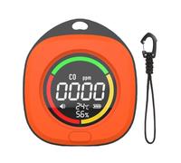 Cymwer Detector de monóxido de Carbono 3 en 1, Mini Alarma y medidor de CO, medidor de monóxido de Carbono, Temperatura y Humedad del Aire, batería Recargable para el hogar, la Oficina