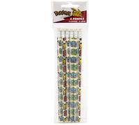 CYP Brands - CYP- Set 6 Lápices C/Goma Pokémon - Color - 6 Unidad