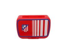 CYPBRANDS Atlético de Madrid, Sandwichera, Tartera, Lonchera, Transportador de Alimentos, Color Rojo, Producto Oficial