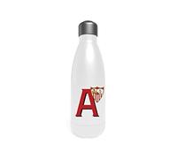 CYPBRANDS Botella Personalizable Blanca de Acero 550ml Letra A Sevilla
