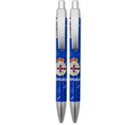 CYPBRANDS Deportivo de la Coruña, Bolígrafo, Basic, Boli, Escritura, Material Escolar, Color Azul, Producto Oficial (Paquete de 2)